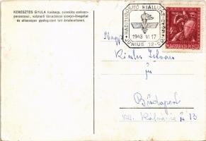 Keresztes Gyula hadnagy, páncélos szakaszparancsnok, vakmerő támadással szovjet-lövegeket és ellensé...