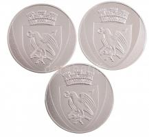 DN "Reneszánsz szett" kétoldalas ezüstözött Cu-Ni emlékérem sorozat dísztokban, benne &quo...