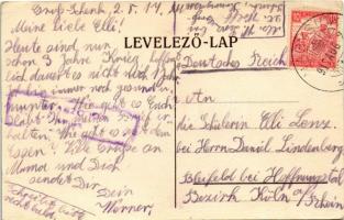 1914 Nádpatakfürdő, Nádpatak, Robariu, Bad Rohrbach, Rodbav; Obert-Lehrerheim / szálloda / hotel. Le...