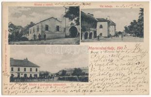 1903 Marosvásárhely, Targu Mures; részlet a várból, gyalogsági laktanya. Petróczy G. kiadása / castle, K.u.k. military infantry barracks