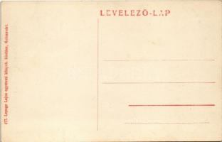 Kolozsvár, Cluj; Református templom, fiáker. Lepage Lajos kiadása / Calvinist church, horse carriage