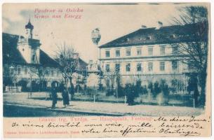 1900 Eszék, Osijek, Essegg; Glavni trg., Tvrdja / Hauptplatz, Festung / Fő tér a várban / main square in the castle