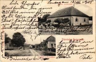 1905 Tótsóvár, Sóvár, Solivar; M. kir. erdőhivatal, Vendéglő a Koronához. Krisztman József kiadása / forestry office, hotel and restaurant