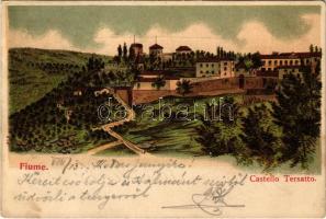 1903 Fiume, Rijeka; Castello Tersatto / Trsat castle. litho (fa)