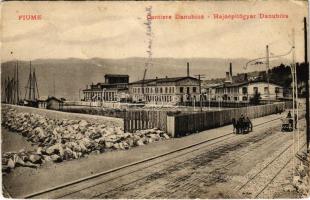 1909 Fiume, Rijeka; Cantiere Danubius / Danubius Hajóépítőgyár. Radici & Tomc. / Shipyard, factory (EK)