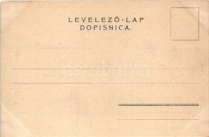 Zagreb, Zágráb; Kacicev spomenik / Andriji Kacicu szobor / statue of Andrija Kacic Miosic. R. Mosing...