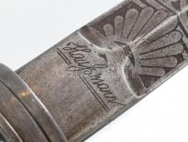 Osztrák tengerész altiszti dísztőr, kis sérüléssel a markolaton. Gravírozott pengével. 43 cm / Austr...