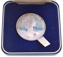 Cook-szigetek 1973. 2$ Ag "II. Erzsébet megkoronázásának 20. évfordulója" emlékérme eredet...
