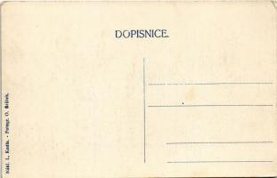 Bystricka, Z údolni prehrady na Bystricce u Valasske Mezirici, Hostinec L. Kodl. Nákl. L. Kodla, Fot...