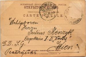 1899 (Vorläufer) Odessa, La vue de la mer, La Kathedrale, Monument du comte Voronzoff / sea, cathedr...