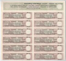 Budapest 1925. "Rimamurány-Salgó-Tarjáni Vasmű Részvény-Társaság" 5db részvénye egyenként ...