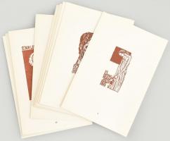 1979 Stettner Béla-40 metszete, 500/336. sorszámozott példány, kiadói mappában, 21x40cm