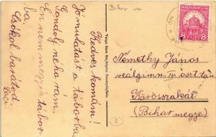 Mezősas (Berettyóújfalu), Hangya szövetkezet üzlete. Kiadja Varga Imre fényképész (EK)