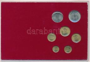 Peru 1985-1988. 1C-5I (7xklf) forgalmi összeállítás kartonlapon, műanyag tokban T:1-,2 patina
Peru ...