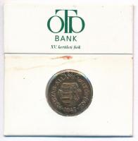 1946. 2f Cu-Zn "OTP Bank XV. kerületi Fiók / Forint Történeti Kiállítás emlékére 1996" pap...