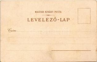 Üdvözlet... Klein J. Sándor kiadása / Austro-Hungarian K.u.K. military art postcard, cavalry. Art No...