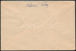 1946 3 db Újjáépítés bélyeg levélen Kőszegről Bécsbe / 3 stamps on cover to Vienna