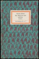 Petőfi, Sándor: Das Meer hat sich erhoben. Leipzig, 1973, Insel-Verlag. Kiadói kartonált kötés, gerince kopott.