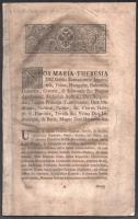 1770 Generale Normativum in Re Sanitatis - Mária Terézia egészségügyi alaprendelete 67p.