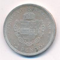 1935. 2P Ag "Rákóczi" T:1- patina, kis ph
Adamo P7.2