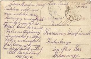 1917 Gyimes, Ghimes; Rákóczi várrom, magyar-román határ, vasúti híd, gőzmozdony, vonat. Szvoboda Mik...