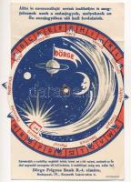 1931. "Új Magyar Királyi Osztálysorsjáték" pörgetős reklámja, szórólapja és megrendelőlapj...