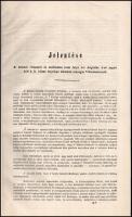 1844 Jelentése a' katonai élelmezés és szállásolás iránt folyó év augustus 1-ső napján kelt k.k...