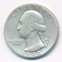 Amerikai Egyesült Államok 1942. 25c Ag T:3
USA 1942. 25 Cents Ag C:F
Krause KM#164