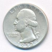 Amerikai Egyesült Államok 1952. 25c Ag T:3
USA 1952. 25 Cents Ag C:F
Krause KM#164