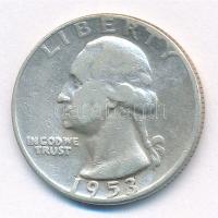 Amerikai Egyesült Államok 1953. 25c Ag T:3
USA 1953. 25 Cents Ag C:F
Krause KM#164