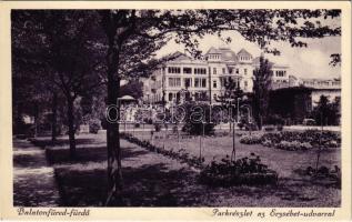 Balatonfüred, Erzsébet udvar, park