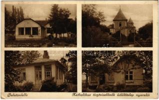 1930 Balatonlelle, Katolikus tisztviselőnők üdülőtelep nyaralói (EB)