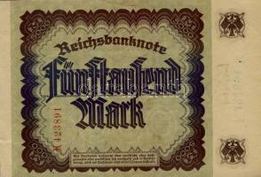 Német Birodalom/Weimari Köztársaság 1922. 5000M T:II+ R!