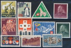 ~1939-1944 Svájc 11 klf. katonabélyeg