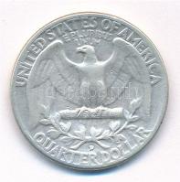 Amerikai Egyesült Államok 1957D 25c Ag T:2- ph. 
USA 1957D 25 Cents Ag C:VF edge error
Krause KM#1...