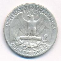 Amerikai Egyesült Államok 1959D 25c Ag T:2- 
USA 1959D 25 Cents Ag C:VF
Krause KM#164