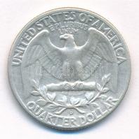 Amerikai Egyesült Államok 1961D 25c Ag T:2- 
USA 1961D 25 Cents Ag C:VF
Krause KM#164