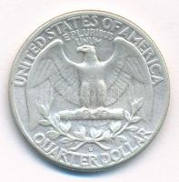 Amerikai Egyesült Államok 1962D 25c Ag T:2- 
USA 1962D 25 Cents Ag C:VF
Krause KM#164