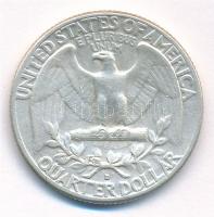 Amerikai Egyesült Államok 1963D 25c Ag T:2- 
USA 1963D 25 Cents Ag C:VF
Krause KM#164