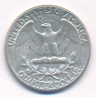 Amerikai Egyesült Államok 1964D 25c Ag T:2- 
USA 1964D 25 Cents Ag C:VF
Krause KM#164