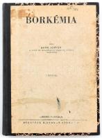 Soós István: Borkémia. Bp., [1949], a szerző kiadása, 176 p. Átkötött félvászon-kötés, kissé sérült borítóval, intézményi bélyegzőkkel.