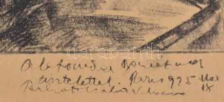 Perlrott Csaba Vilmos (1880-1955): Notre Dame, Párizs. Ofszet, papír, jelzett a nyomaton. Megjelent ...