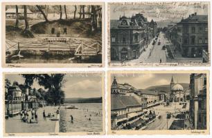 6 db RÉGI magyar város képeslap: Sopron, Kőszeg, Pécs / 6 pre-1945 Hungarian town-view postcards