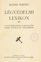 Ruzsin Ferenc: Légvédelmi lexikon. A légvédelemmel kapcsolatos összes tudnivalók gyűjteménye. Eger, ...