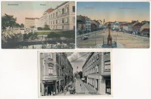 Szombathely - 3 db régi képeslap / 3 pre-1945 postcards