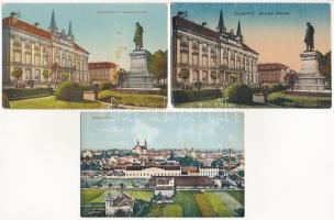 Pécs - 5 db régi képeslap / 5 pre-1945 postcards