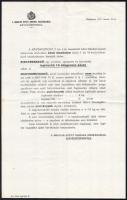 1917 Bp., A Magyar Szent Korona Országainak Kávéközpontjának hirdetménye a kiskereskedőknek adható kávémennyiség szabályozása tárgyában