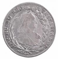 1772B/E.V.M.-D. 20kr Ag "Mária Terézia" (6,43g) T:2,2- patina, kis ph
Hungary 1772B/E.V.M...