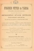 1884 Fischer Péter és társa: Árjegyzék az első magyar orvossebészi, műszer, kötőszer, testegyenészet...