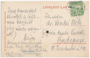 1909 Selmecbánya, Banská Stiavnica; Pavilon a Szitnya csúcsán, menedékház. Grohmann kiadása 867. / S...